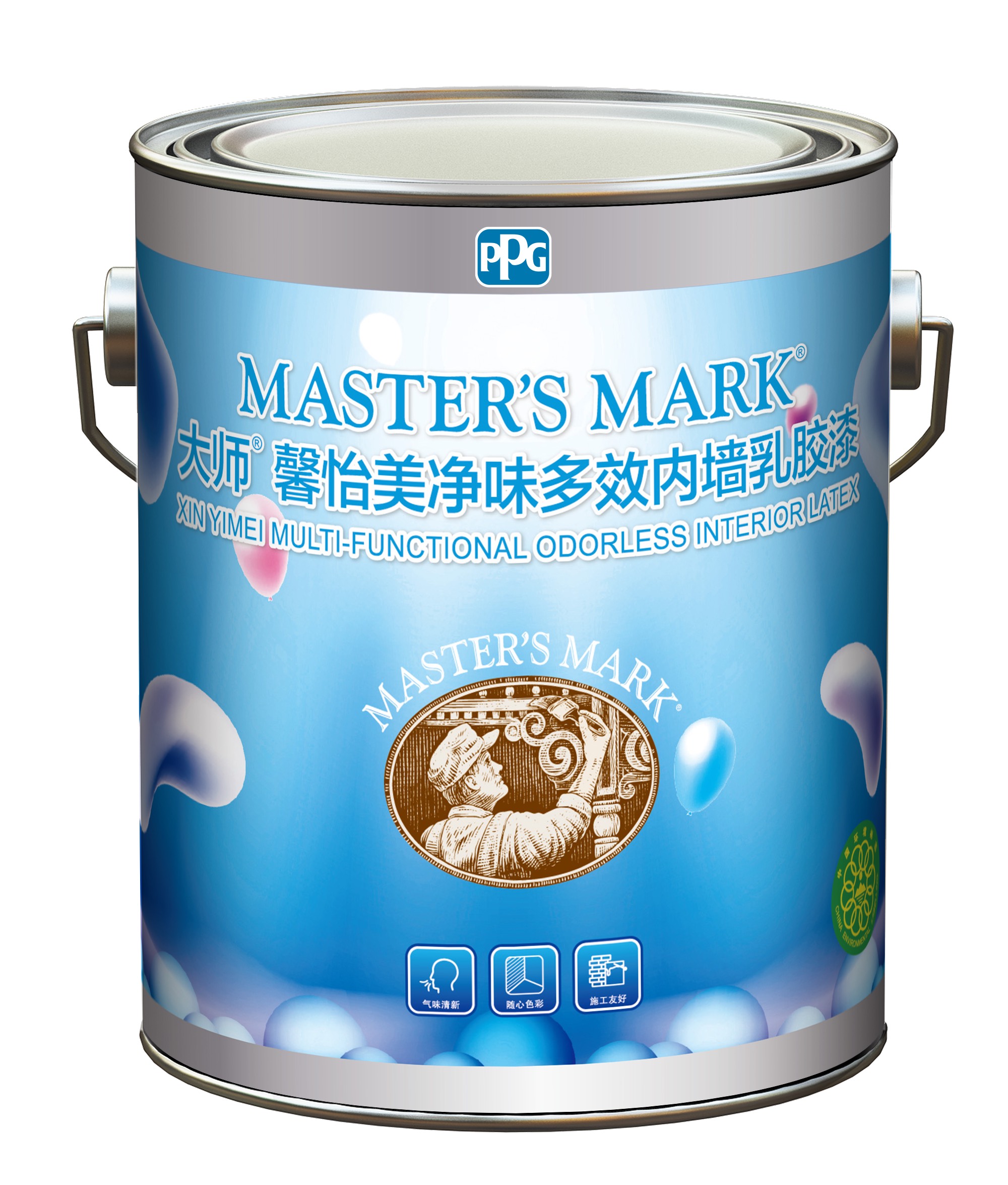大师馨怡美净味内墙乳胶漆