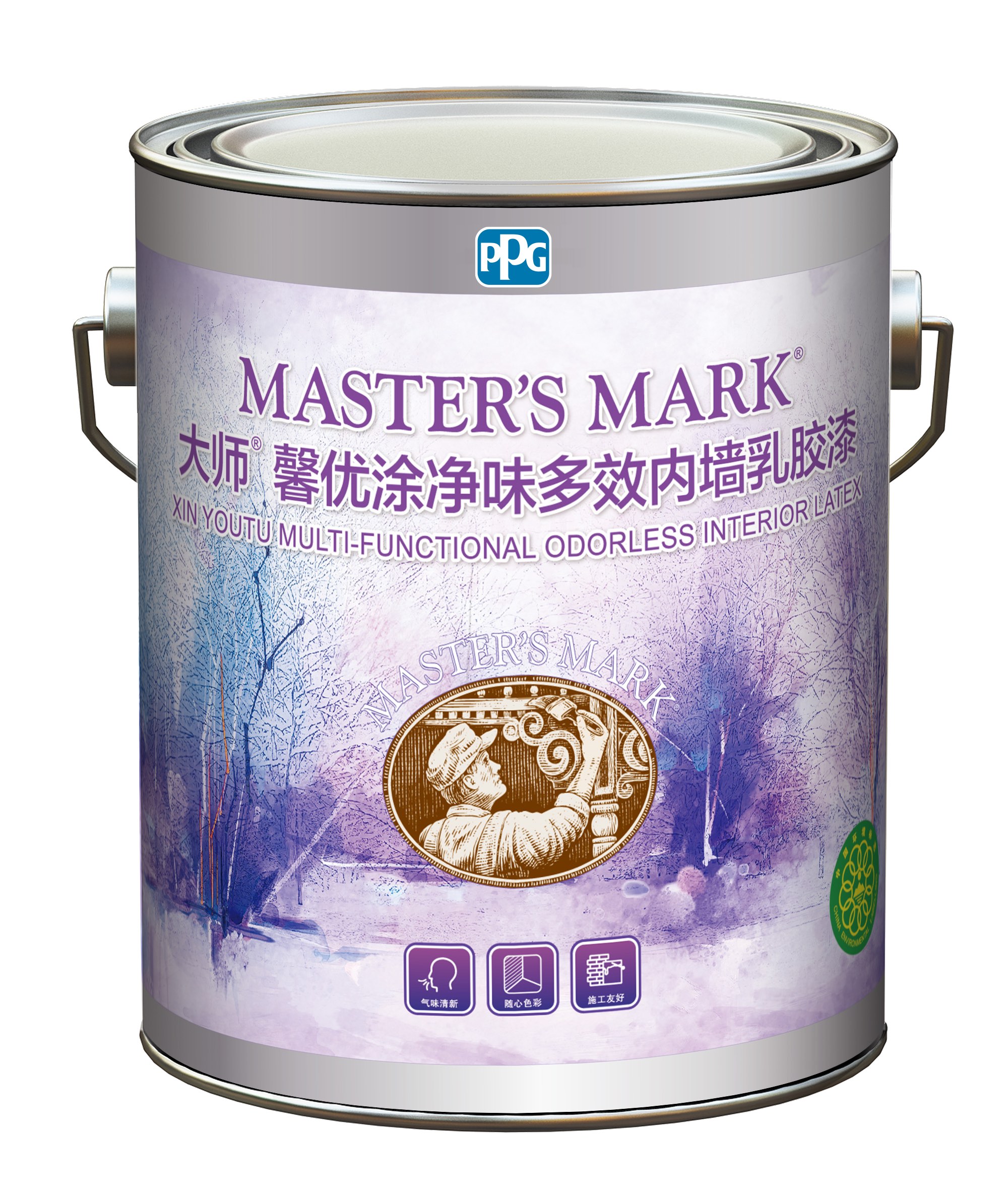 大师馨优涂净味多效内墙乳胶漆