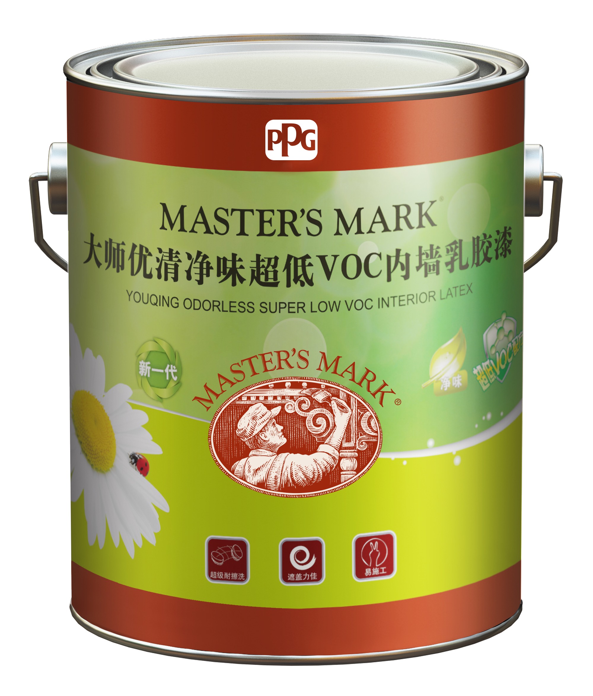 大师优清净味超低VOC内墙乳胶漆
